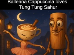 Permainan Ballerina Cappuccina menyukai Tung Tung Sahur secara online