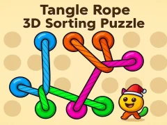 Permainan Hazel Tangle Rope 3D: Puzzle Penyortiran secara online