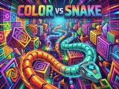 Permainan Color vs Snake secara online