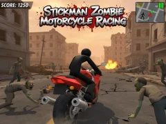 Permainan Balap Motor Zombie Stickman secara online