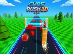 Permainan Cube Rush 3D secara online