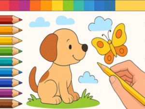 Permainan Gambar dengan buku mewarnai pensil! secara online