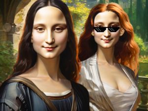 Permainan Eksperimen Mode Mona Lisa secara online
