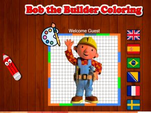 Permainan Bob The Builder Mewarnai secara online