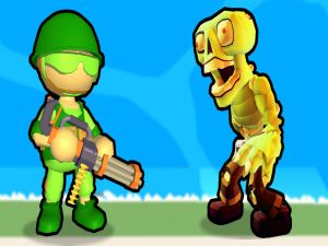 Permainan Penghancuran Stickman Zombie secara online