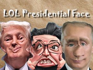 Permainan LOL wajah presiden secara online
