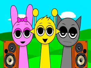 Permainan Sprunki Monster Music Beats secara online