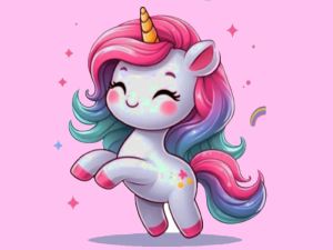 Permainan Tantangan mewarnai unicorn secara online