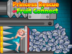 Permainan Princess Rescue Fruit Connect secara online