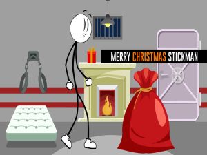 Permainan Selamat Natal Stickman secara online