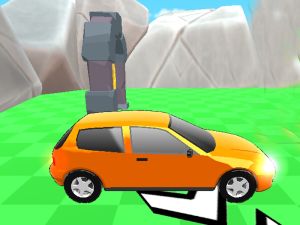 Permainan Obby: pelatihan dengan mobil secara online