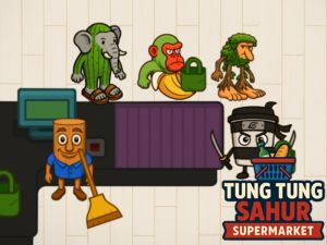 Permainan Supermarket Tung Tung Sahur secara online