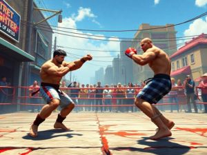 Permainan 3D Fighter Street Real Street secara online