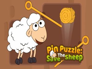 Permainan Puzzle pin simpan domba secara online