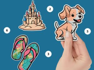Permainan Warna puzzle buku stiker dengan nomor secara online