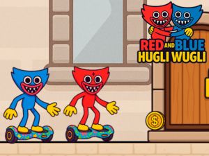 Permainan Hugli merah dan biru wugli secara online