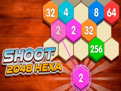 Permainan Tembak Hexa 2048 secara online