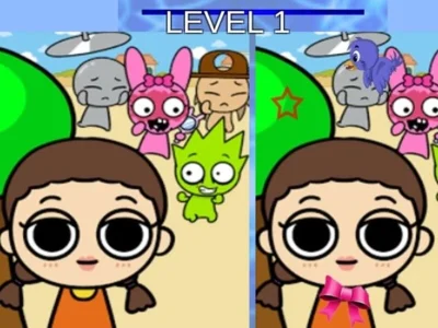 Permainan Perbedaan Sprunki dan Squid Game secara online