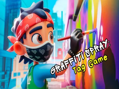 Permainan Tag grafiti: lukisan semprot secara online