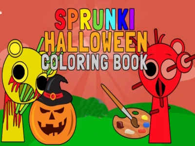 Permainan Buku Mewarnai Halloween Sprunki secara online Permainan Buku Mewarnai Halloween Sprunki secara online
