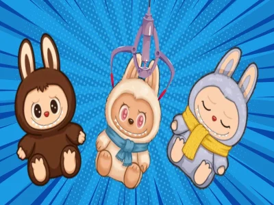 Permainan Cakar & Gabungkan Labubu Drop secara online