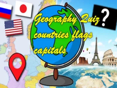 Permainan Negara-negara Kuis Geografi menandai ibu kotanya secara online