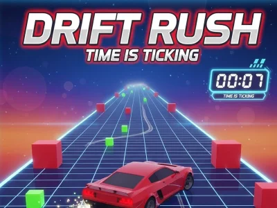 Permainan Waktu Drift Rush Terus Berjalan secara online