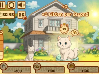Permainan Klik Kitty Menganggur secara online