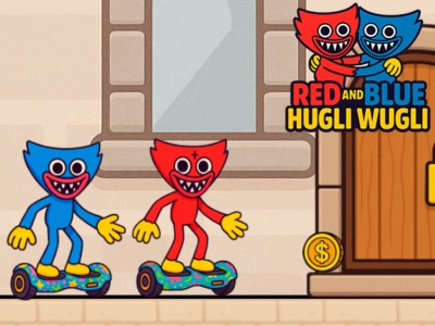 Permainan Hugli merah dan biru wugli secara online