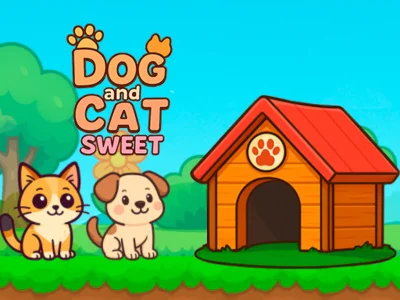 Permainan Anjing dan Kucing Manis secara online