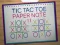 Permainan Tic Tac Toe Catatan Kertas 2 secara online