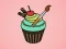 Permainan Mewarnai Cupcake Lezat secara online