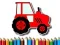 Permainan Mewarnai Anak yang Mudah - Traktor secara online