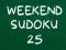 Permainan Sudoku Akhir Pekan 25 secara online