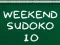 Permainan Sudoku Akhir Pekan 10 secara online