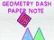 Permainan Geometry Dash Catatan Kertas secara online
