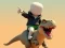 Permainan Stickman. Arena Dinosaur secara online