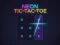 Permainan Neon Tic-Tac-Toe secara online