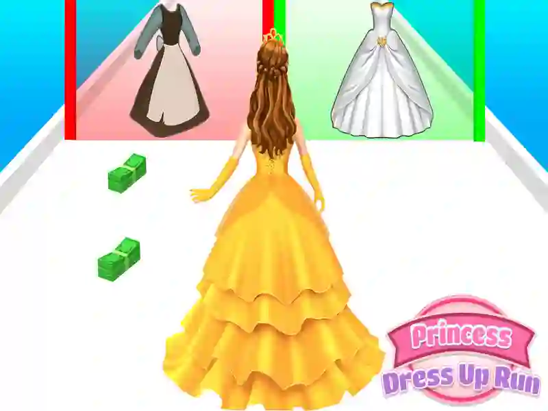 Permainan Princess Dress Up Run secara online