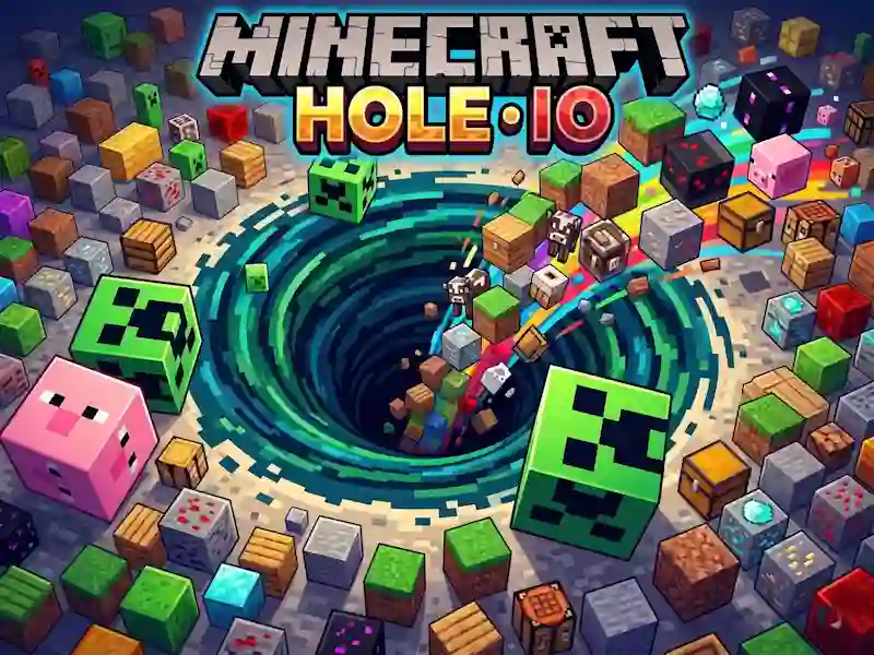 Permainan Minecraft Hole IO secara online