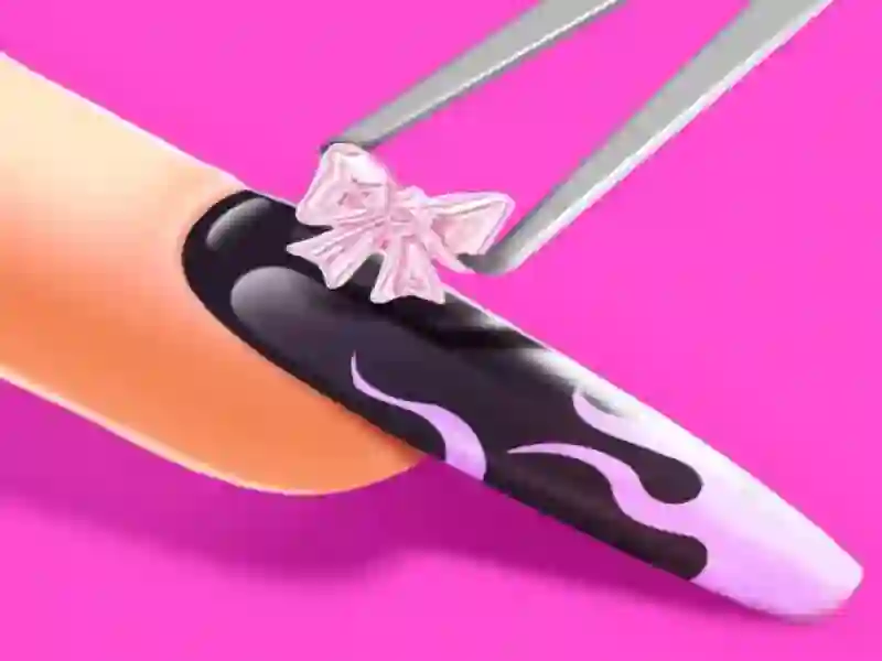 Permainan 3D Acrylic Nail: Game Nail Art secara online