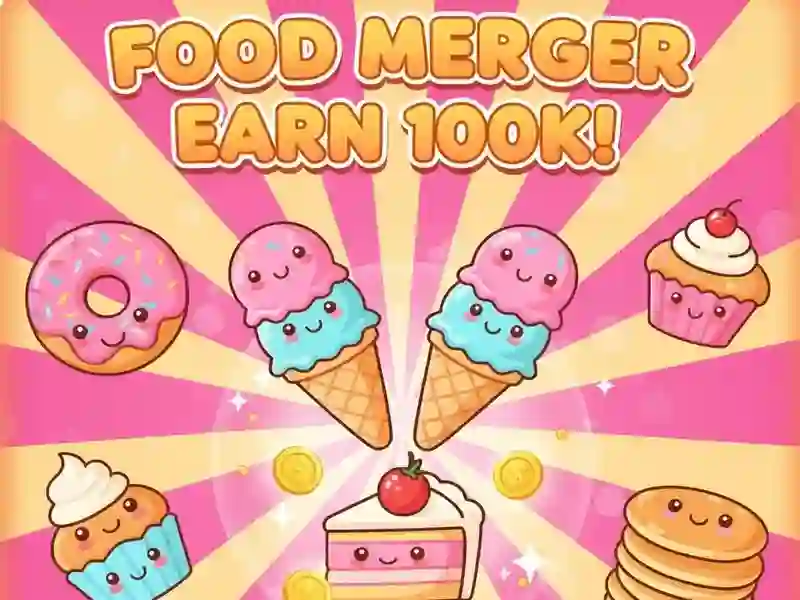 Permainan Penggabungan Makanan, Dapatkan 100rb! secara online