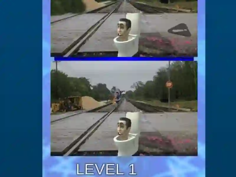 Permainan Toilet Skibidi Lima Perbedaan 2 secara online