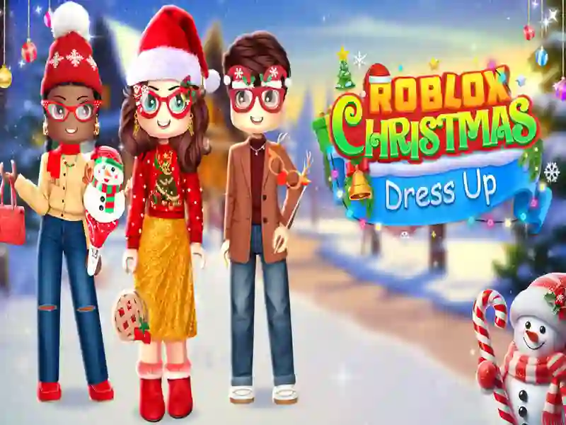 Permainan Dressup Natal Roblox secara online