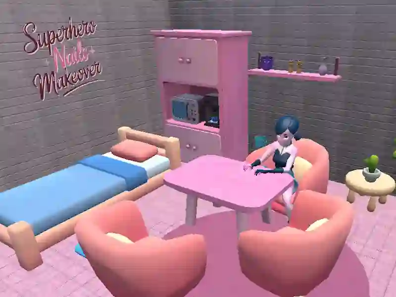 Permainan Perombakan Kuku Pahlawan Super secara online