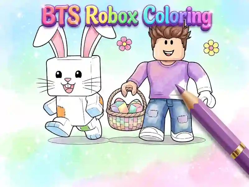 Permainan BTS Roblox Coloring secara online