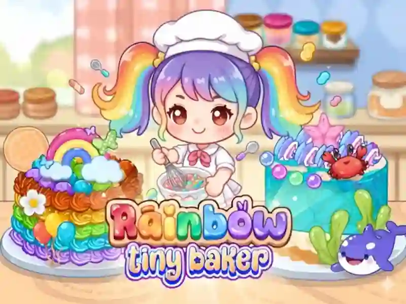 Permainan Rainbow Tiny Baker secara online