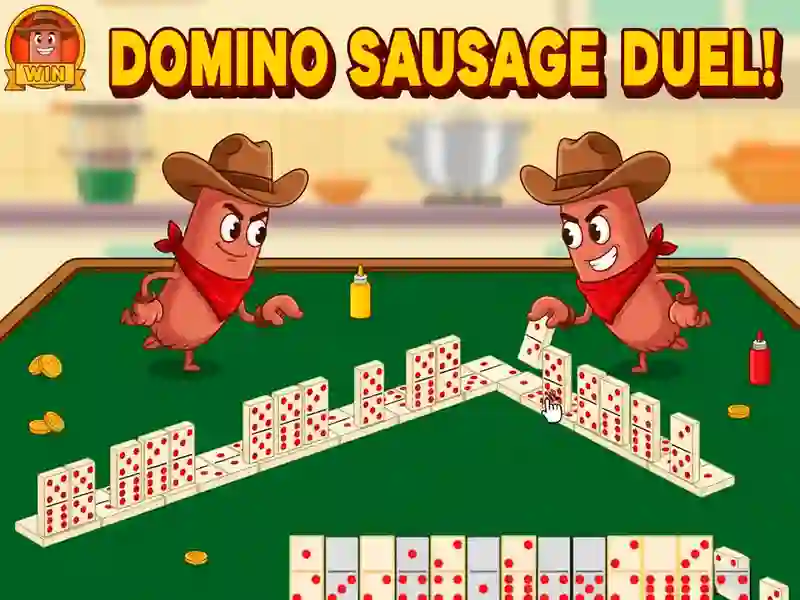 Permainan Duel Sosis Domino secara online