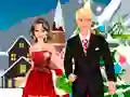 Permainan Kencan Natal Barbie dan Ken secara online