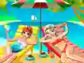 Permainan Swafoto Pantai Elsa dan Anna secara online Permainan Swafoto Pantai Elsa dan Anna secara online